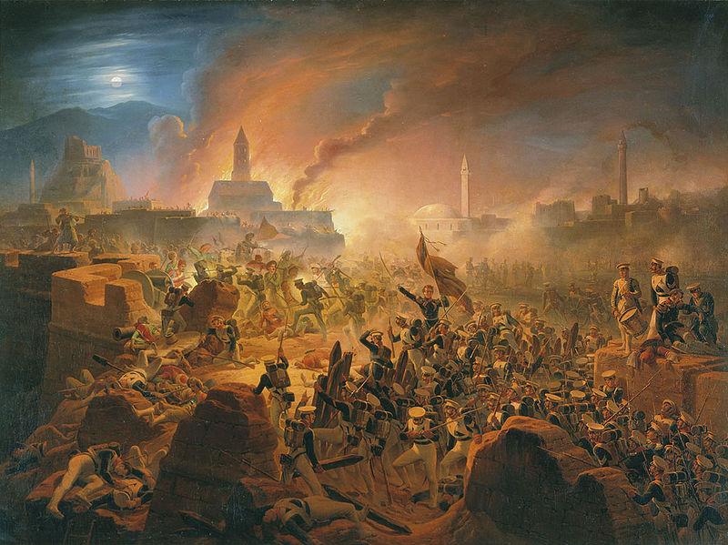 January Suchodolski Siege of Akhaltsikhe oil painting image